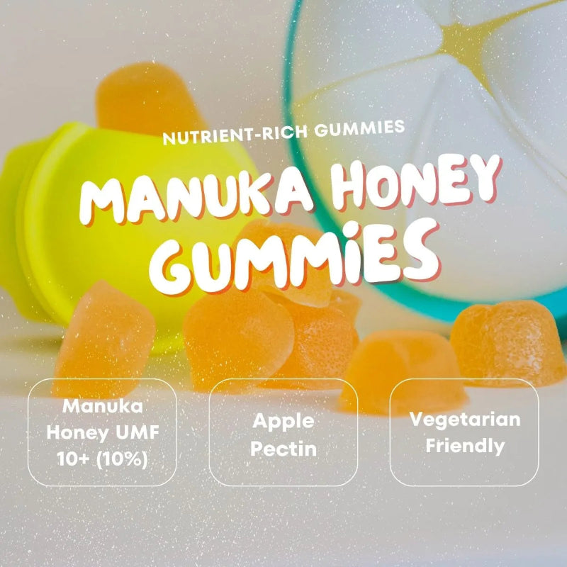 Manuka Honey Gummies for immune support and daily wellness