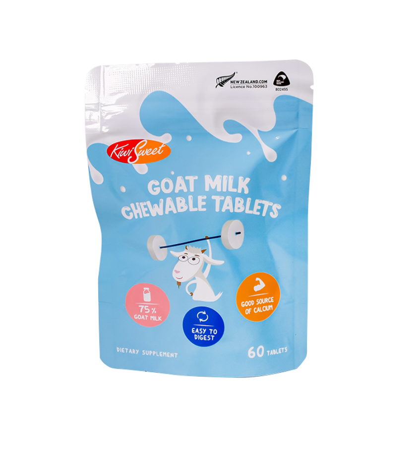 KiwiSweet Goat Milk Chewable Tablets (Original) 60 tabs