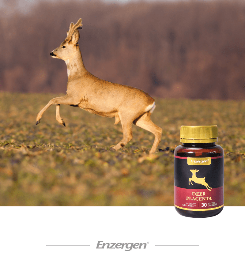 Deer Placenta 10000mg Power 30 for energy, vitality and skin health