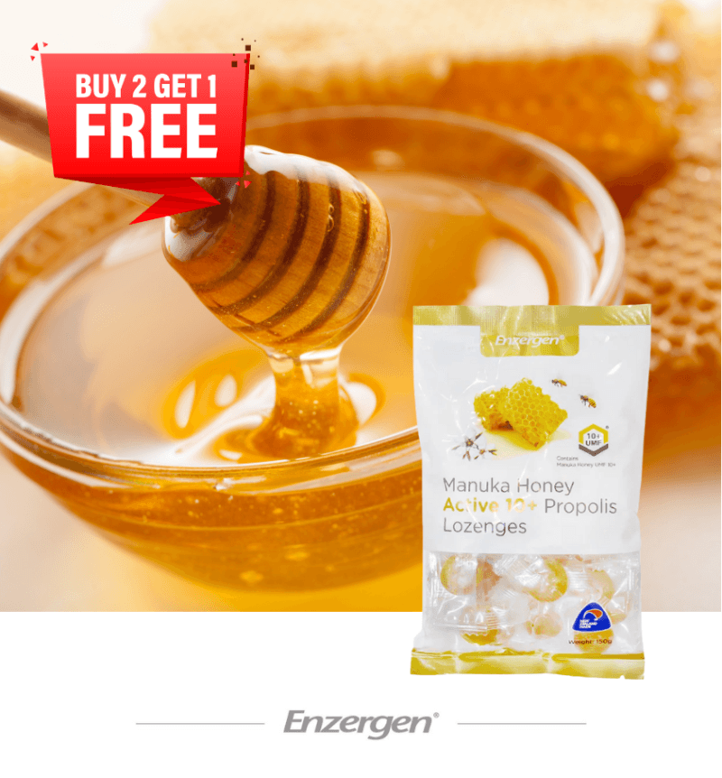 Manuka Honey UMF 10+ Propolis Lozenges for throat and immunity